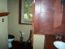 Fully fitted and flushing  toilet