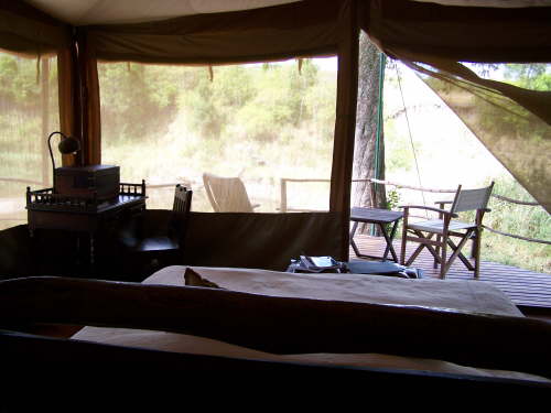 View from the bed
