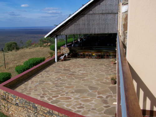 view from balcony
